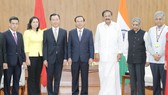 Bí thư Thành ủy TPHCM Nguyễn Văn Nên gặp Phó Tổng thống Cộng hòa Ấn Độ