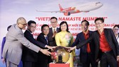 Phó Chủ tịch UBND TPHCM Phan Thị Thắng dự khai trương đường bay thẳng từ TPHCM đến Ấn Độ tại TP Mumbai