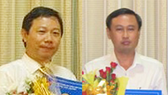 Ông Dương Anh Đức (trái) và ông Huỳnh Thanh Nhân