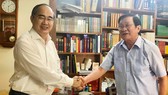 Bí thư Thành ủy TPHCM Nguyễn Thiện Nhân khẳng định nguyên Chủ tịch nước Trương Tấn Sang là tấm gương đạo đức cần noi theo. Ảnh: KIỀU PHONG