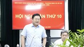 Giám đốc Sở LĐTB-XH Lê Văn Thinh yêu cầu các đơn vị đẩy nhanh tiến độ chi trả hỗ trợ tiền thuê nhà cho người lao động. Ảnh: NGÔ BÌNH