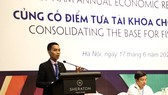 TS Nguyễn Đức Thành, chủ biên Báo cáo, phát biểu tại sự kiện 