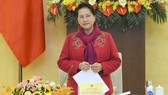 Chủ tịch Quốc hội Nguyễn Thị Kim Ngân chủ trì phiên họp thứ hai của Hội đồng Bầu cử quốc gia
