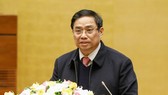 Đồng chí Phạm Minh Chính, Trưởng Ban Tổ chức Trung ương giới thiệu Hướng dẫn số 36 của Ban Tổ chức Trung ương về công tác nhân sự