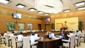 Quang cảnh phiên họp thứ 58 của Ủy ban Thường vụ Quốc hội 