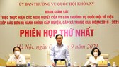 Phó Chủ tịch Quốc hội, Trưởng Đoàn giám sát Nguyễn Khắc Định chủ trì Phiên họp