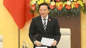 Phó Chủ tịch Quốc hội Nguyễn Khắc Định phát biểu tại cuộc gặp gỡ các thanh niên khuyết tật tiêu biểu