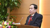 Phó Chủ tịch Thường trực Quốc hội Trần Thanh Mẫn dự, phát biểu tại phiên giải trình