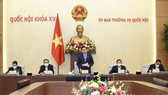 Chủ tịch Quốc hội Vương Đình Huệ chủ trì cuộc họp