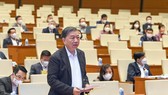 Bộ trưởng Bộ Công an Tô Lâm phát biểu sáng 16-3. Ảnh: QUANG PHÚC