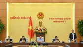 Phó Chủ tịch Quốc hội Trần Quang Phương điều hành phiên họp UBTVQH chiều 11-5
