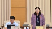 Chủ nhiệm Ủy ban Tư pháp Lê Thị Nga khẳng định sự cần thiết sửa đổi Nội quy kỳ họp Quốc hội
