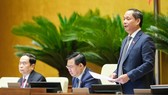 Phó Chủ tịch Quốc hội Trần Quang Phương kết luận nội dung thảo luận 
