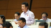 ĐB Trần Quang Minh (Quảng Bình) phát biểu tại phiên họp 