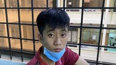 Đối tượng Điệp tại cơ quan công an. Ảnh: CHÍ THẠCH
