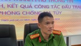 Đại tá Nguyễn Đăng Nam khi còn là Trưởng Phòng Cảnh sát hình sự (PC02), Công an TPHCM. Ảnh: CHÍ THẠCH 