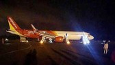 Chiếc máy bay gặp nạn tại sân bay Buôn Ma Thuột