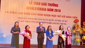 Lễ trao giải thưởng Kovalevscaia 2018