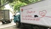 Chuyến xe chở hàng chia sẻ yêu thương tại Hà Nội khởi hành sáng 22-4