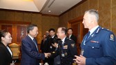 Bộ trưởng Tô Lâm chào đón các đại biểu về dự Hội nghị