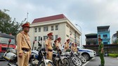 Cảnh sát giao thông Hà Nội ra quân đảm bảo an toàn giao thông ngày nghỉ lễ