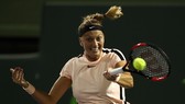 Kvitova trong trận thua Pliskova "em"