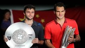 Simon thua Federer ở một giải đấu tại Shanghai