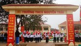 Trường THCS Nguyễn Trãi - nơi xảy ra sự việc. Ảnh: V.T.