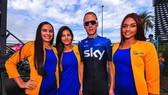 Chris Froome và đội đua Sky rất nổi tiếng tại Colombia