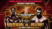 Holyfield sẽ đấu Belfort vào cuối tuần này, có sự chứng kiến của Donald Trump