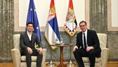 Djokovic và Tổng thống Vucic