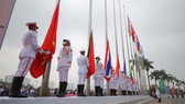 Lễ thượng cờ SEA Games 31 đã được chủ nhà Việt Nam tổ chức trang nghiêm. Ảnh: DŨNG PHƯƠNG