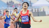 Lương Đức Phước quyết tâm tập luyện tốt nhất để hướng tới các giải đấu quan trọng và trước mắt là giải điền kinh TPHCM mở rộng 2022. Ảnh: NHẬT ANH