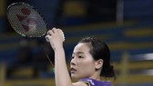 Nguyễn Thuỳ Linh đã có chiến thắng quan trọng ngay trận đầu giải tại Singapore. Ảnh: THUỲ LINH