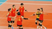 Đội tuyển bóng chuyền nữ Việt Nam đang có sự tập trung cao độ trước lượt tứ kết. Ảnh: AVC