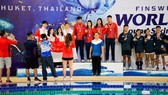 Đội tuyển lặn Việt Nam đã thi đấu tốt tại Thái Lan. Ảnh: CMAS