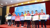 Các tay vợt của đội tuyển bóng bàn Việt Nam bắt đầu chương trình tập luyện mới sau SEA Games 31. Ảnh: LƯỢNG LƯỢNG