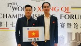 Lại Lý Huynh và Nguyễn Thành Bảo đã có tấm HCV đồng đội lịch sử tại giải cờ tướng vô địch thế giới năm nay. Ảnh: T.Q.K