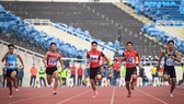 Nội dung 100m nam tại Đại hội thể thao toàn quốc có chuẩn dự thi vòng chính thức khá cao. Ảnh: PHONG ANH