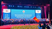 Đoàn thể thao Hà Nội làm lễ xuất quân lên đường thi đấu Đại hội thể thao toàn quốc năm nay. Ảnh: MINH CHIẾN