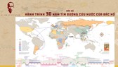 Ra mắt “Bản đồ Hành trình 30 năm tìm đường cứu nước của Bác Hồ” 