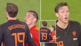 Lời qua tiếng lại giữa Connor Roberts và Wout Weghorst