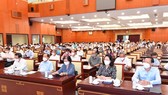 HCMC leaders are participating in the meeting. (Photo: SGGP)