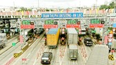 An Suong – An Lac Toll Plaza encountered systematic errors on two lanes on September 19. (Photo: SGGP)