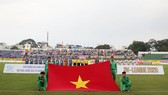 Ngày hội của 8 trường Quốc gia tại gỉai bóng đá Sinh viên được tổ chức trên sân Thống Nhất. Ảnh: Dũng Phương