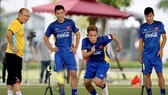 Hồng Duy trong bài kiểm tra. Ảnh: MINH HOÀNG