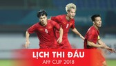 Lịch thi đấu AFF Cup 2018