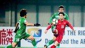 Công Phượng trong cuộc so tài cùng Iraq ở VCK U23 châu Á 2018. Ảnh: ANH KHOA