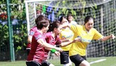 Trận tranh hạng Ba bóng đá nữ giữa đội báo SGGP và Pháp luật TPHCM 