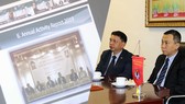 Phó chủ tịch thường trực VFF Trần Quốc Tuấn và TTK Lê Hoài Anh đại diện VFF tham dự Đại hội